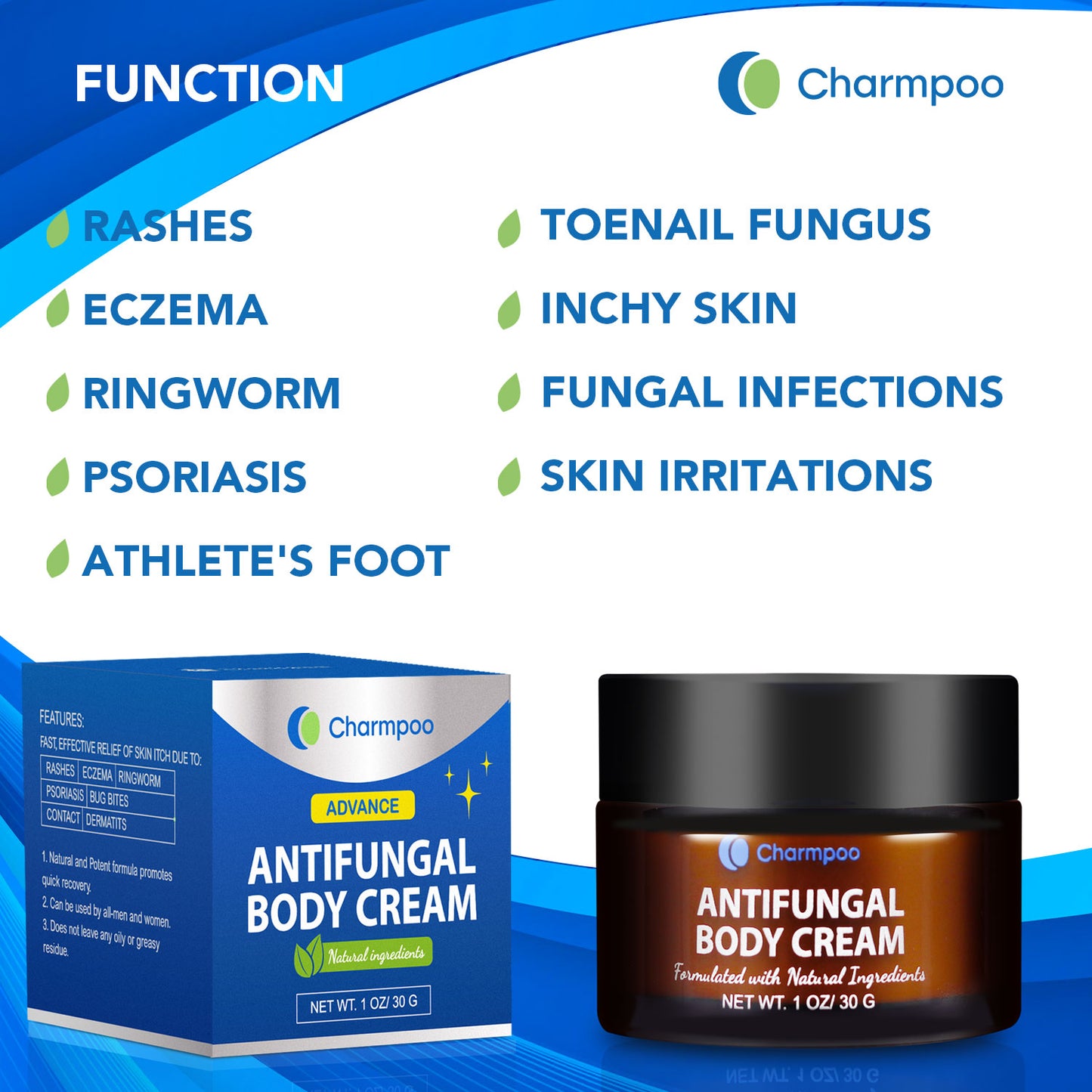 Advanced Anti-fungal Body Cream (30g, Can)