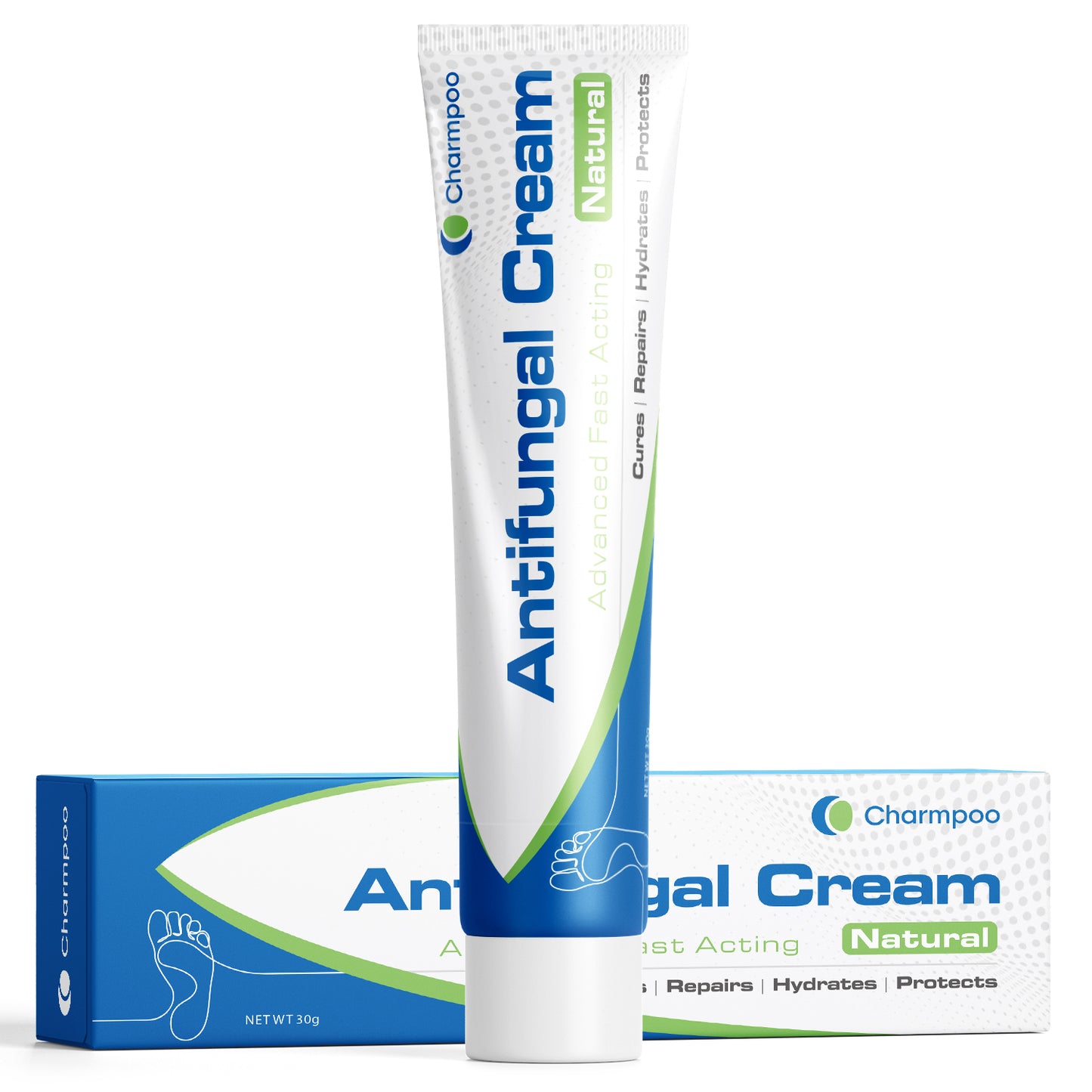 Crème corporelle antifongique avancée (30 g, tube pliable) 