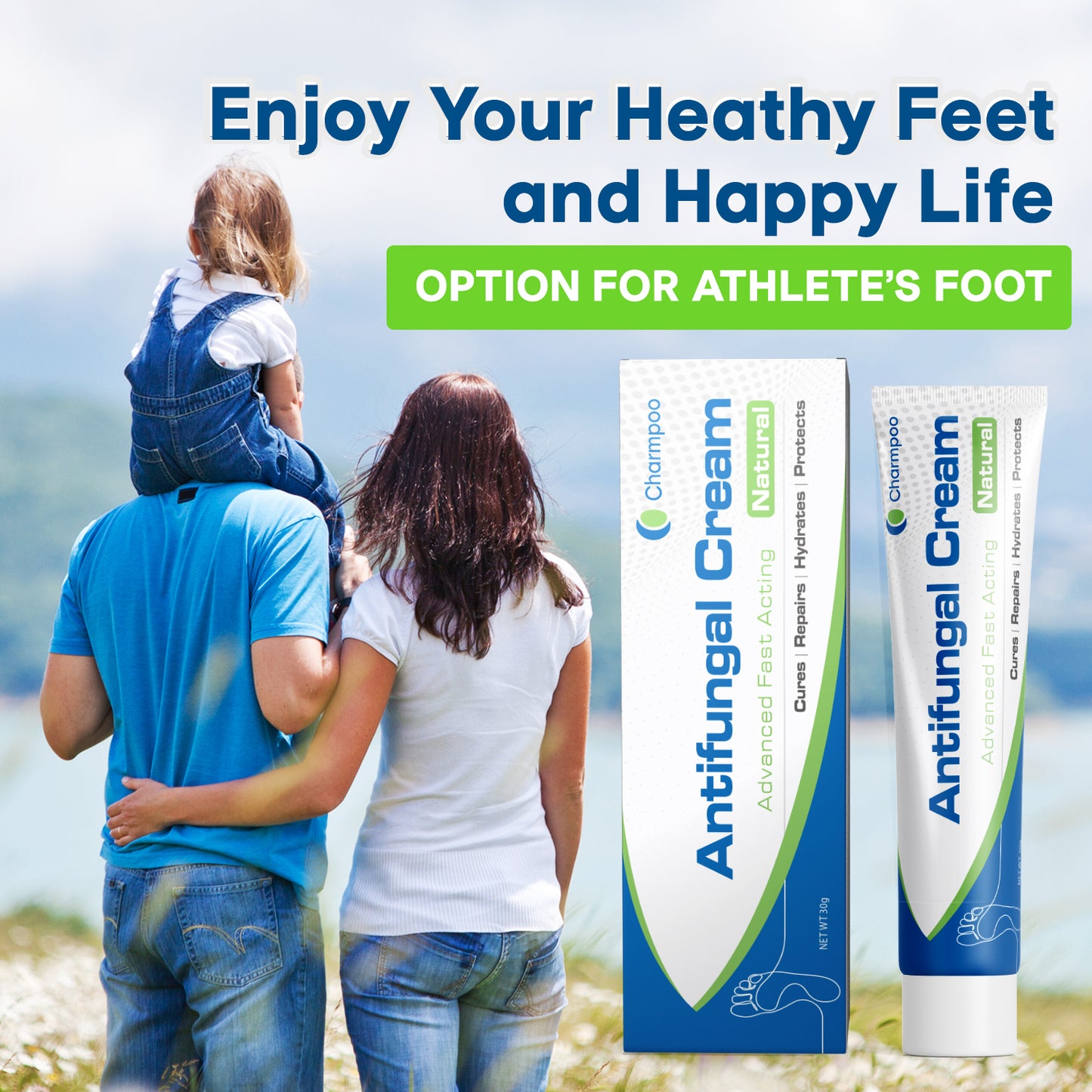 Advanced Anti-fungal Body Cream (2*30g, in 2 Collapsible Tubes)