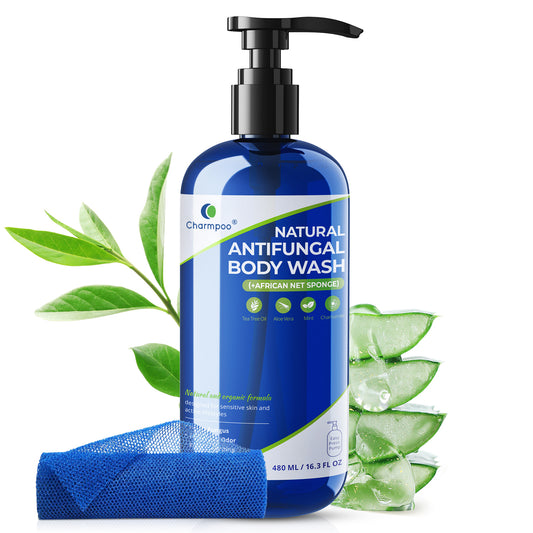 CHARMPOO Natural Antifungal Body Wash (480 ML)